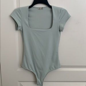 Free People Seafoam Green Bodysuit 🧚